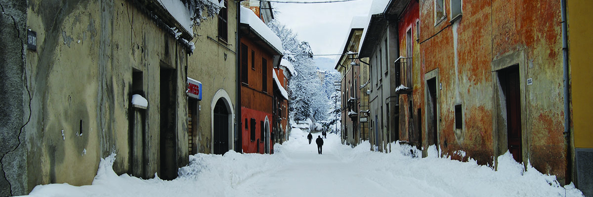 Pizzoli sotto la neve